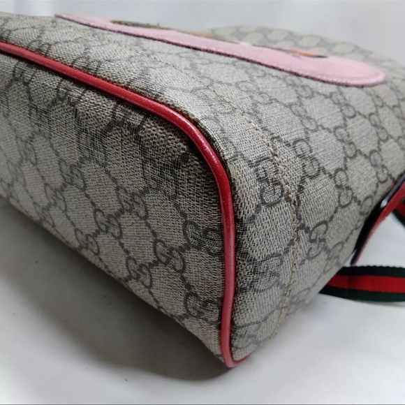 Gucci Backpack with Dog Motif - Pink and Red - Picture 7 of 10